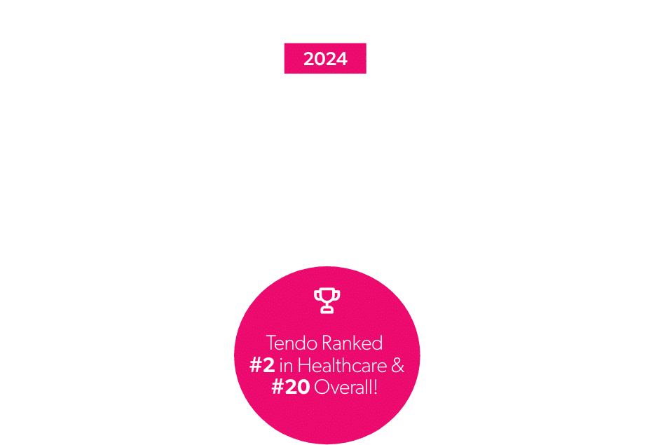 Forbes 2024 Best Startup Employers. Tendo #2 in healthcare and #20 overall